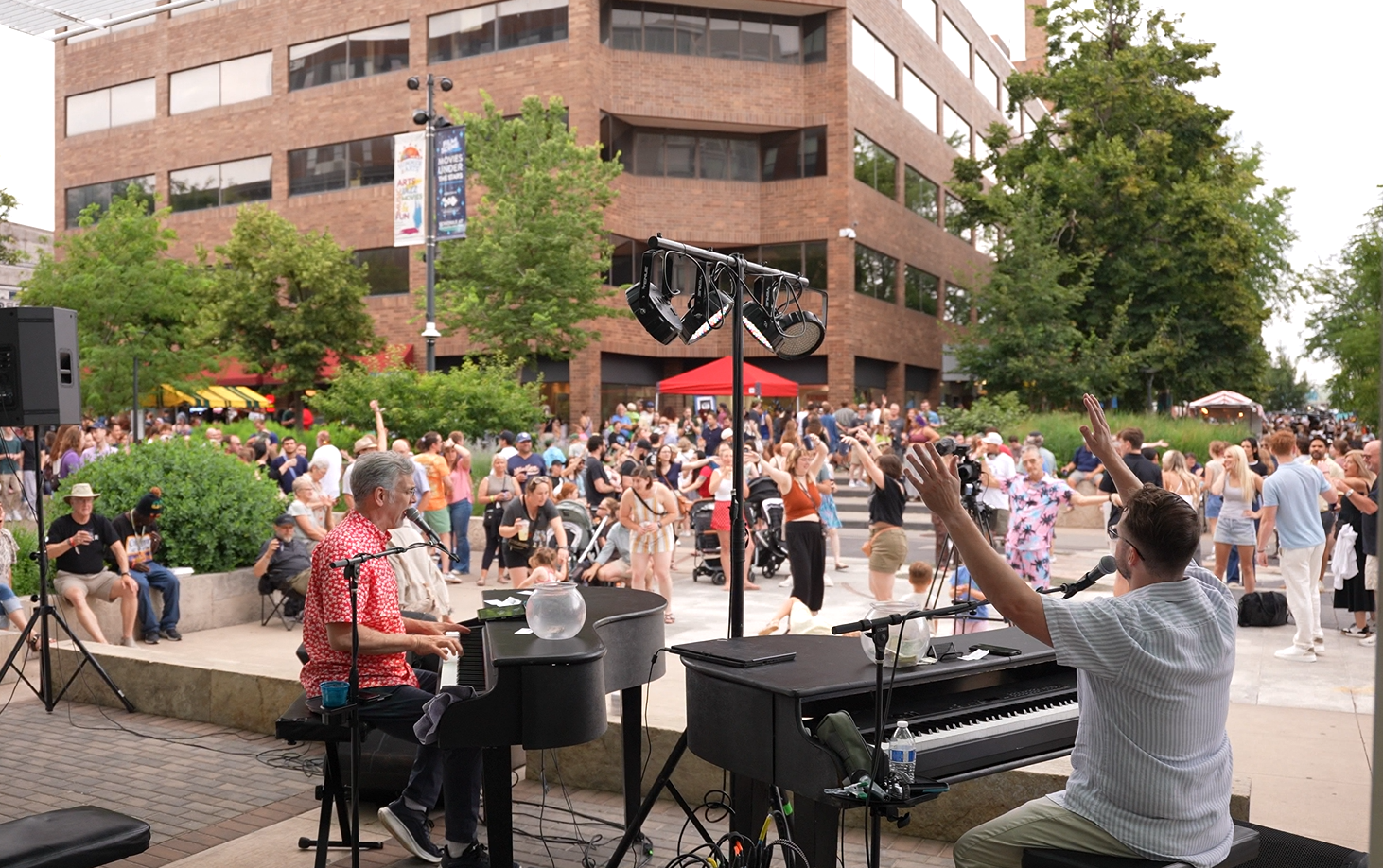 Midwest Dueling Pianos Civic Event